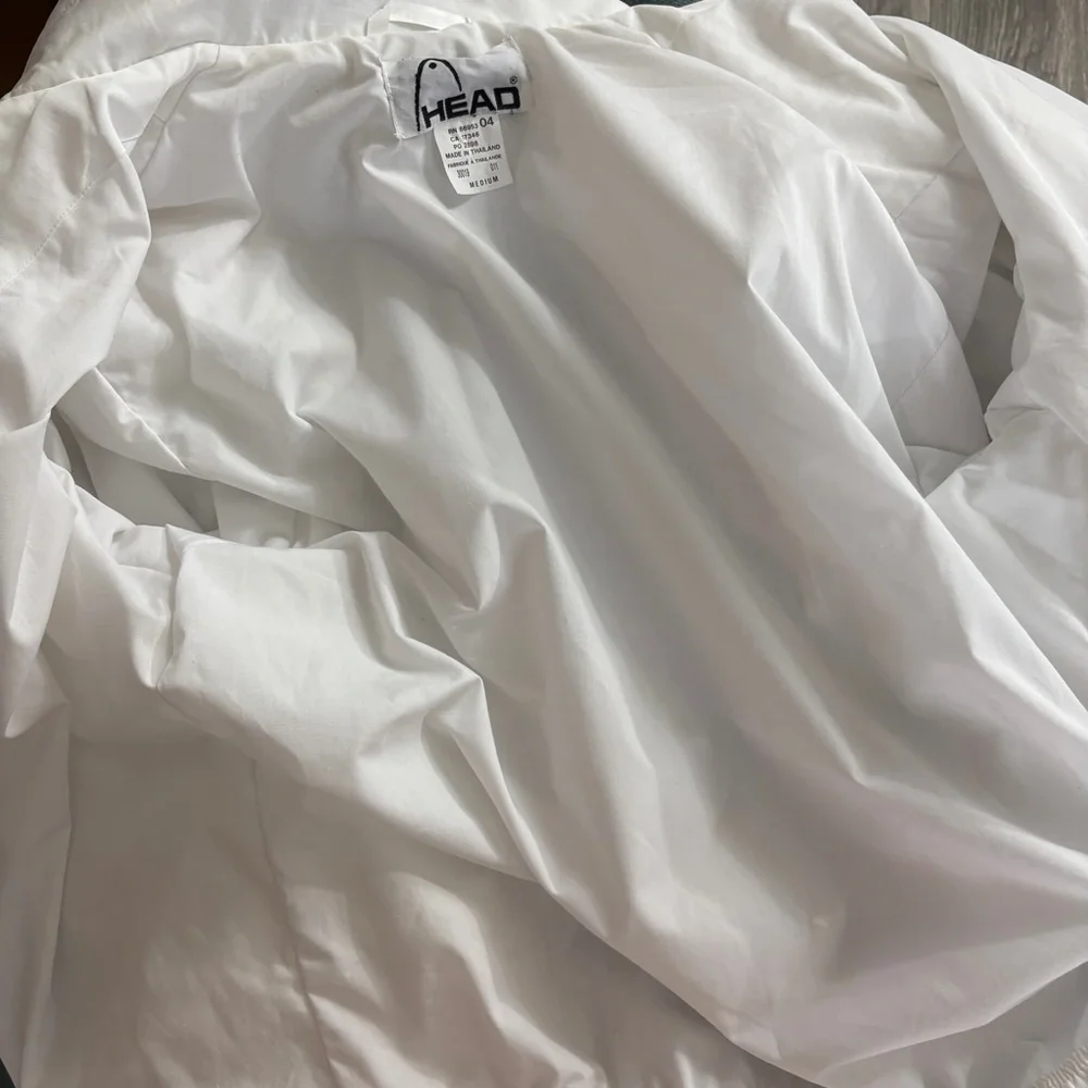 VTG 80s Head USA White Track Wind Tennis Suit 2 Piece Set Medium - Picture 5 of 10